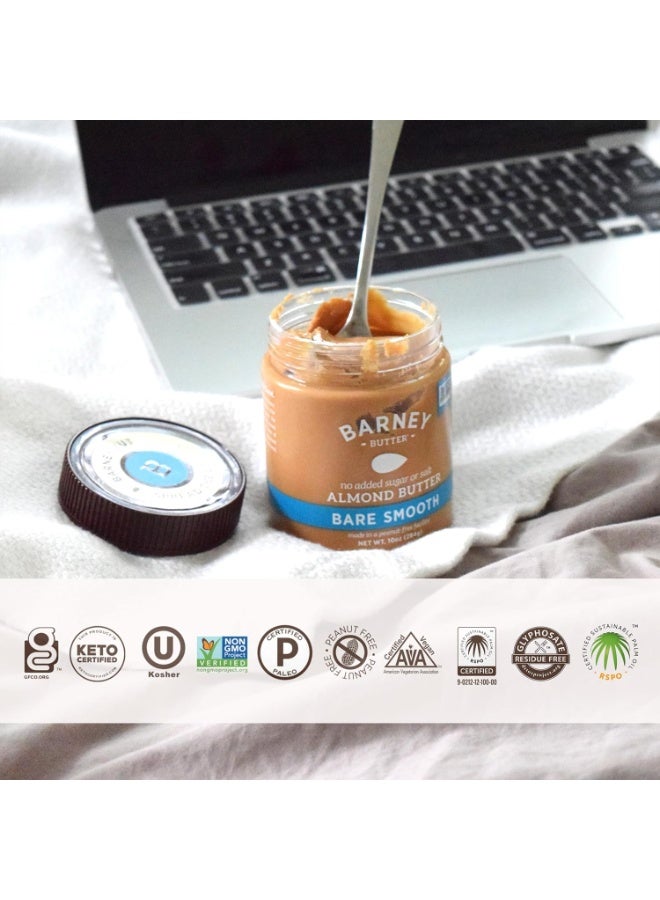 Barney Butter Almond Butter Bare Smooth No Added Sugar or Salt, Skin-Free Almonds 10oz (284g) - Image 5